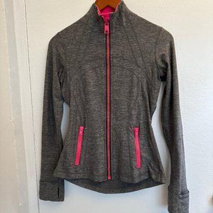 Lululemon Define Luon Jacket Size 4 Gray/Pink